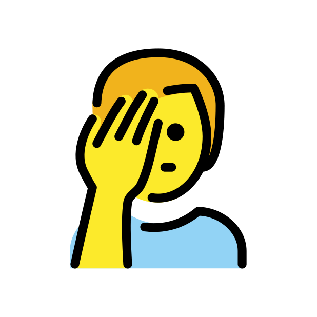 :facepalm: